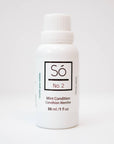 White bottle labeled Só No. 2 Mint Condition Toilet Drops on a white background